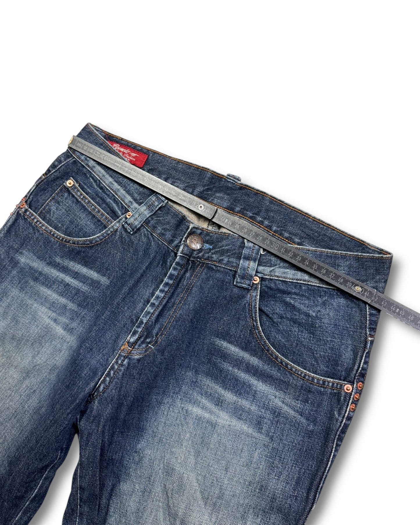 2000's Pomelo Fashion Straight/Baggy Japanese Oni Jeans *rare 31x30 (M)