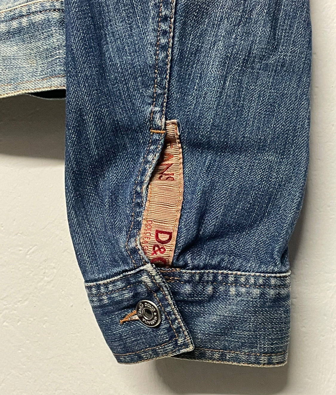 2000's Dolce & Gabbana Cropped Denim Jacket *very rare (S)