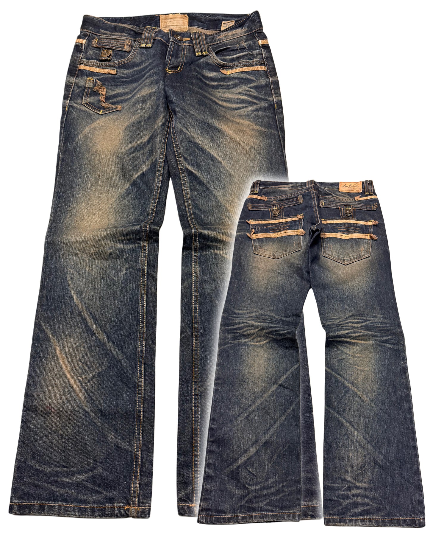 2000‘s Lolita Japanese Straight Jeans *sehr selten 29x29
