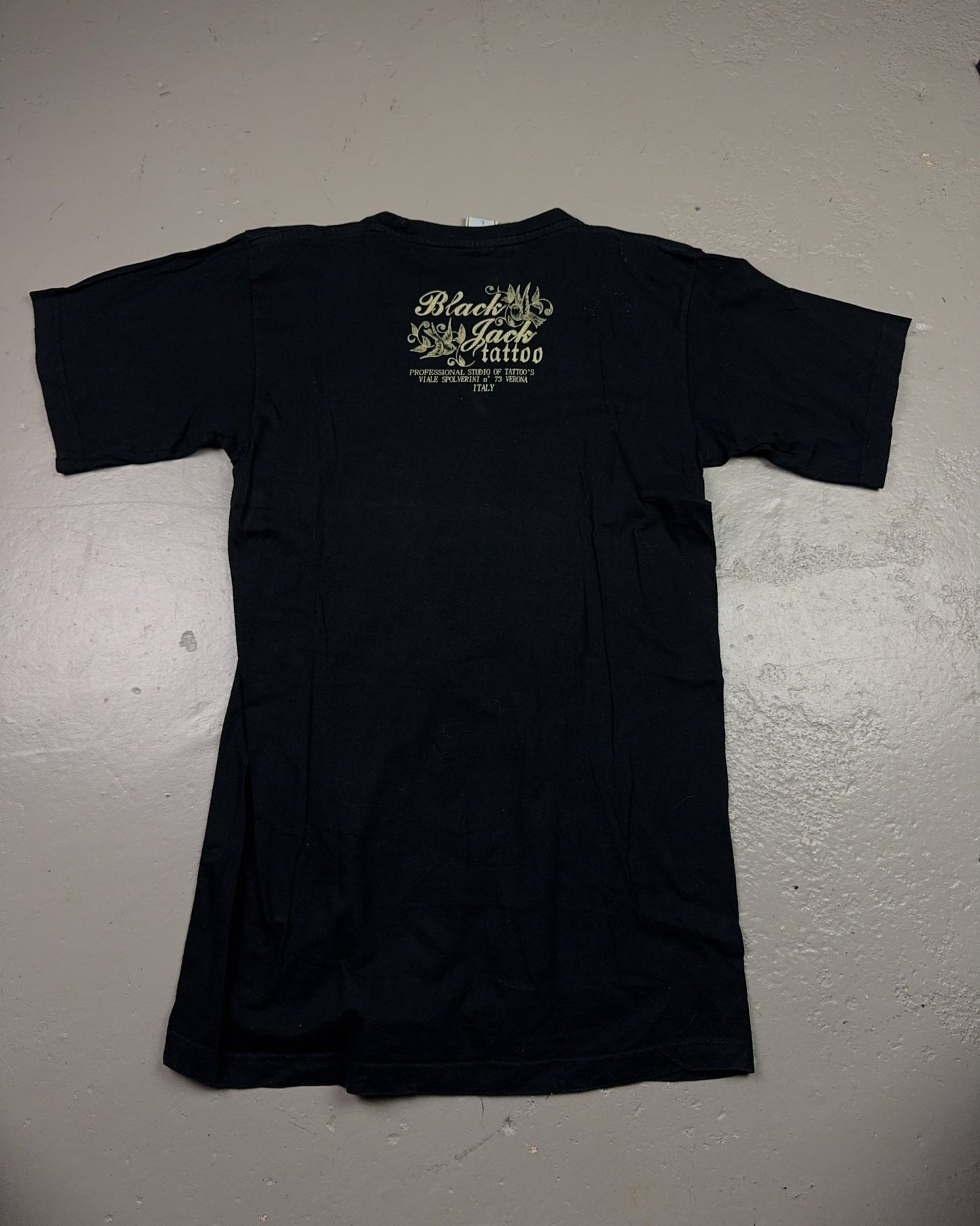 2000's Black Jack Tattoo T-shirt *rare (L)