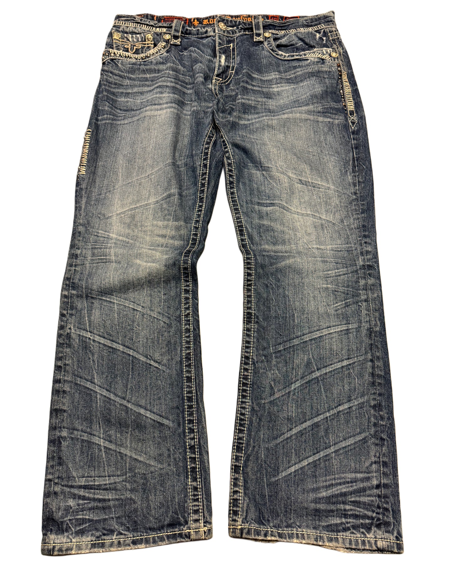 2000‘s Rock Revival Baggy Jeans Heavy Denim *sehr selten 40x34