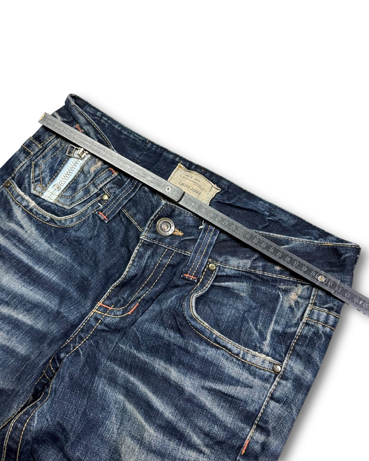 2000's Lolita Japanese Flared Jeans Women's *very rare 32x30 (M)