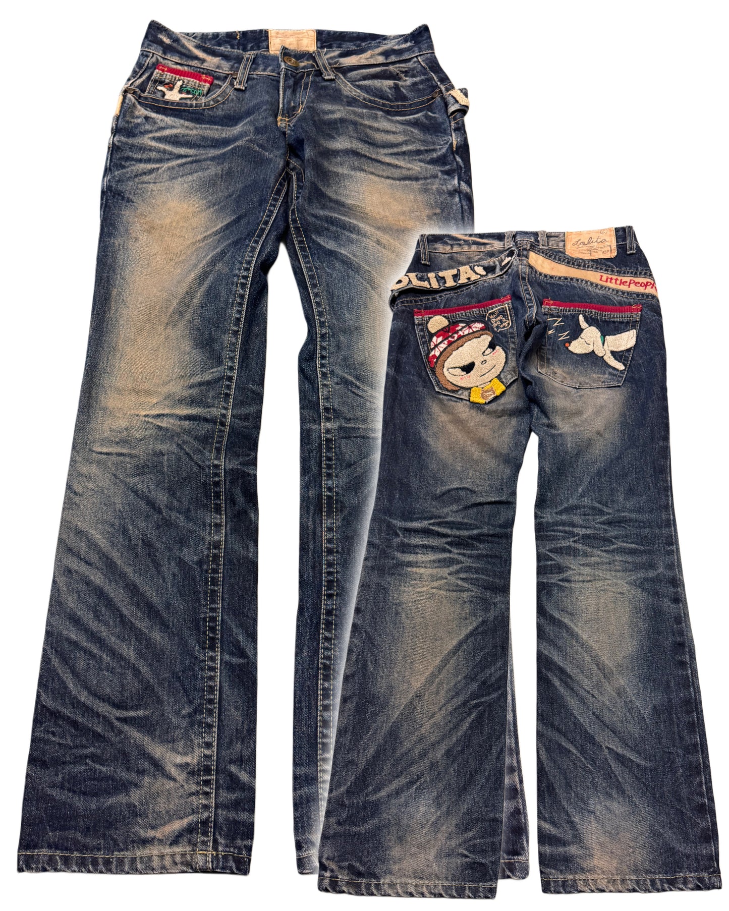 2000‘s Yoshitomo Nara Lolita Japanese Archive Jeans Women‘s *extremely rare (XS)
