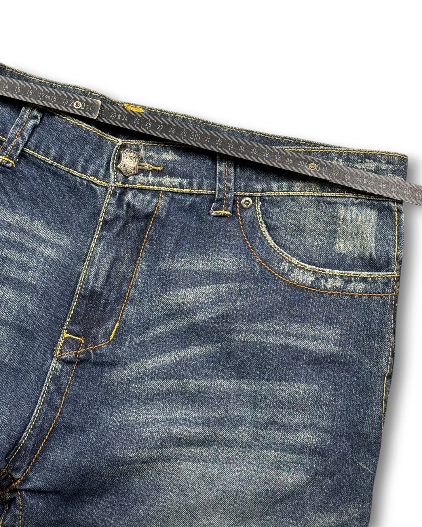 2000's Japanese Archive Baggy/Bootcut Jeans *very rare 38x36 (XXL)