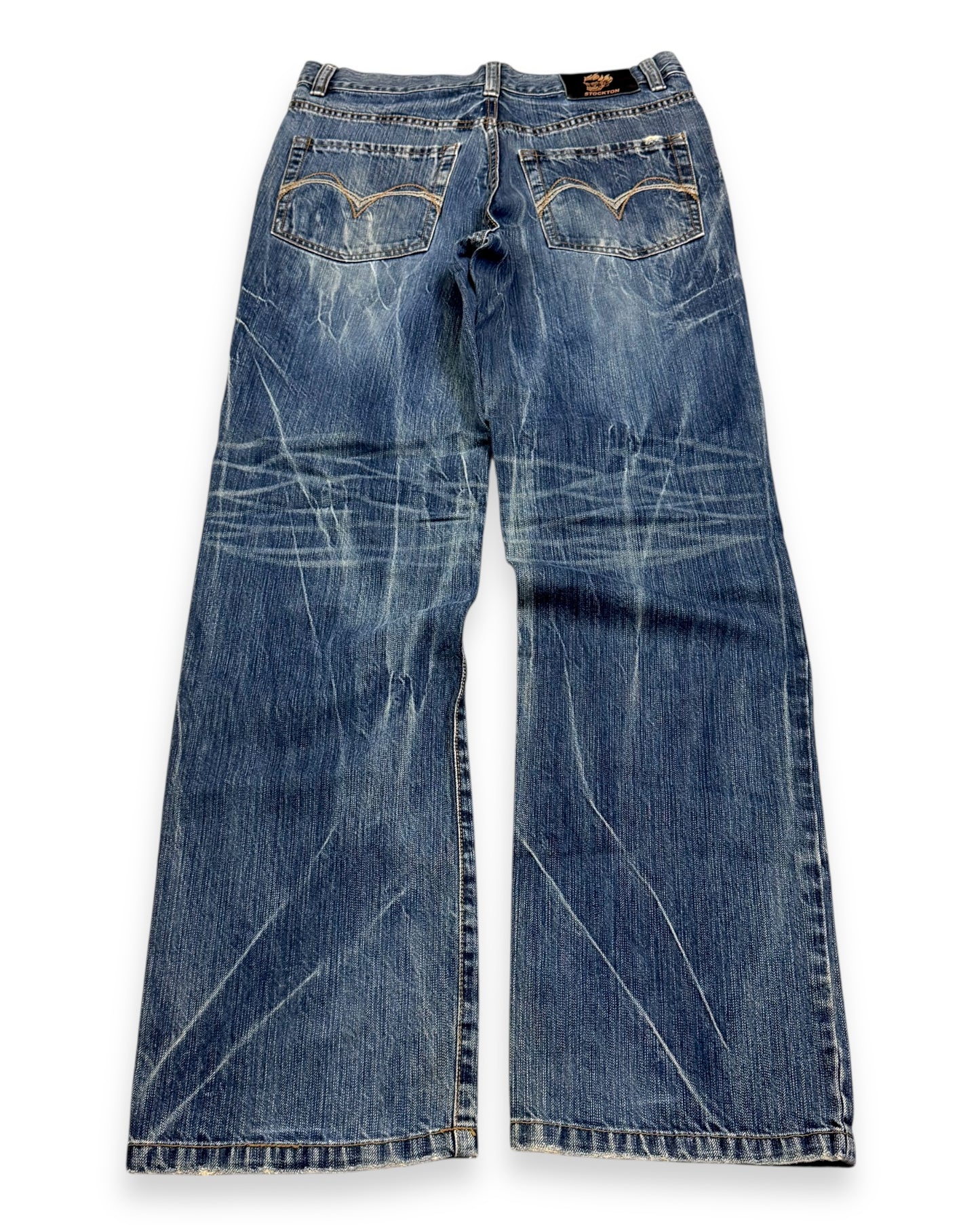 2000‘s Stockton Japanese Baggy/Straight Jeans *rare 31x32