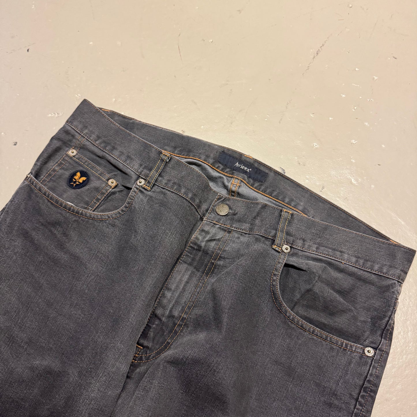 2000‘s Avirex Baggy/Straight Jeans 36x34