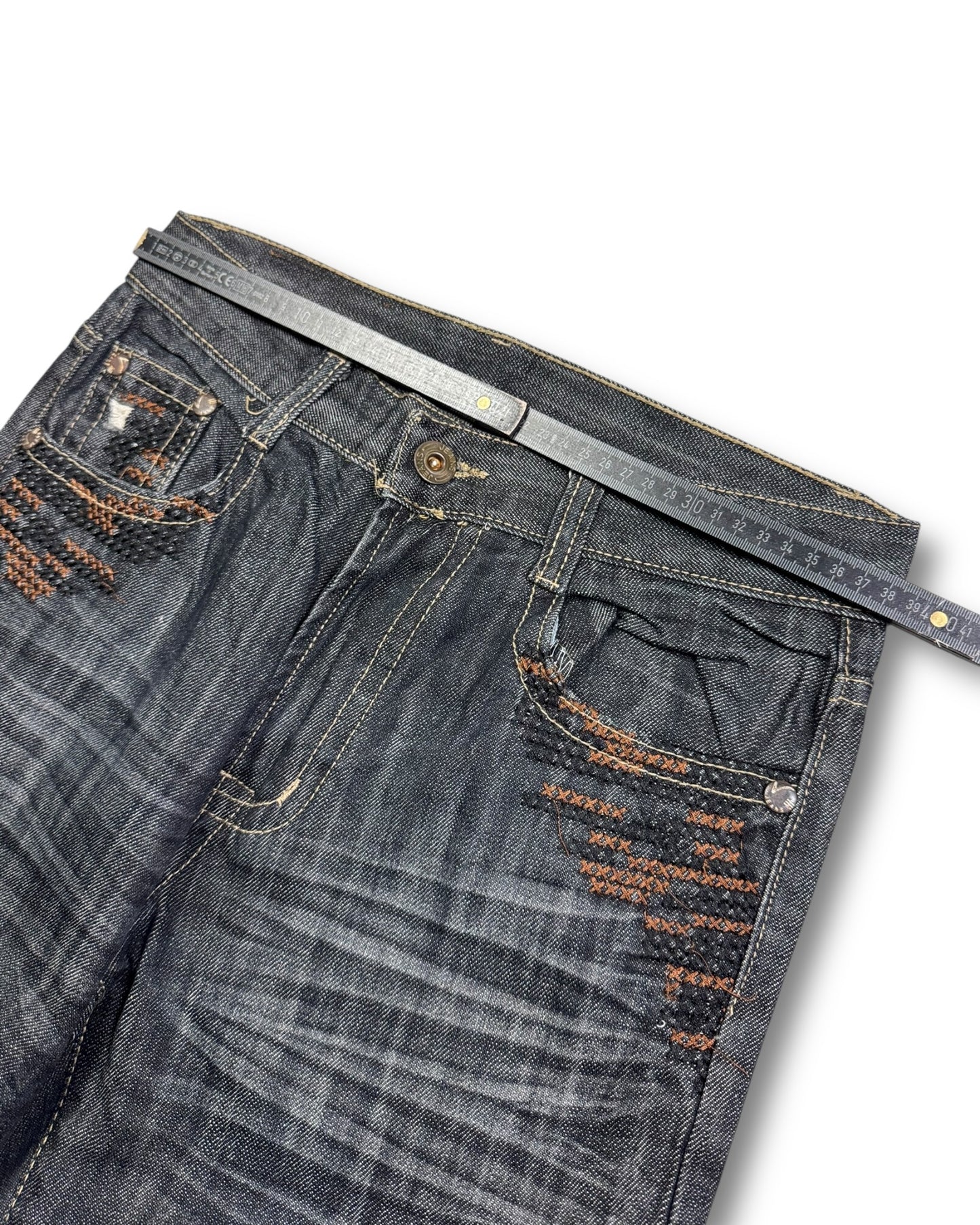 2000's Japanese Style Straight Jeans *rare 29x32 (S)