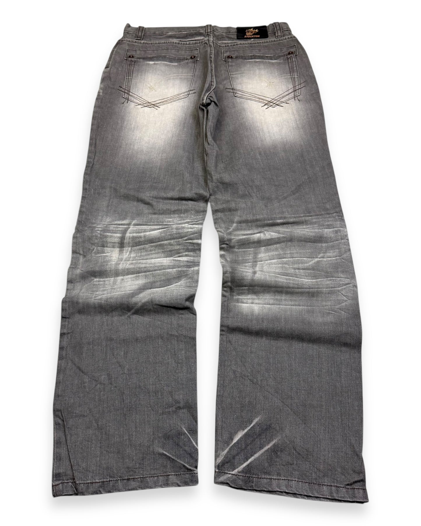 2000’s Stockton Japanese Baggy Jeans *rare 32x34
