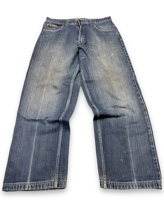 2000‘s exa Hip Hop Baggy Jeans Heavy Denim *rare 34x32