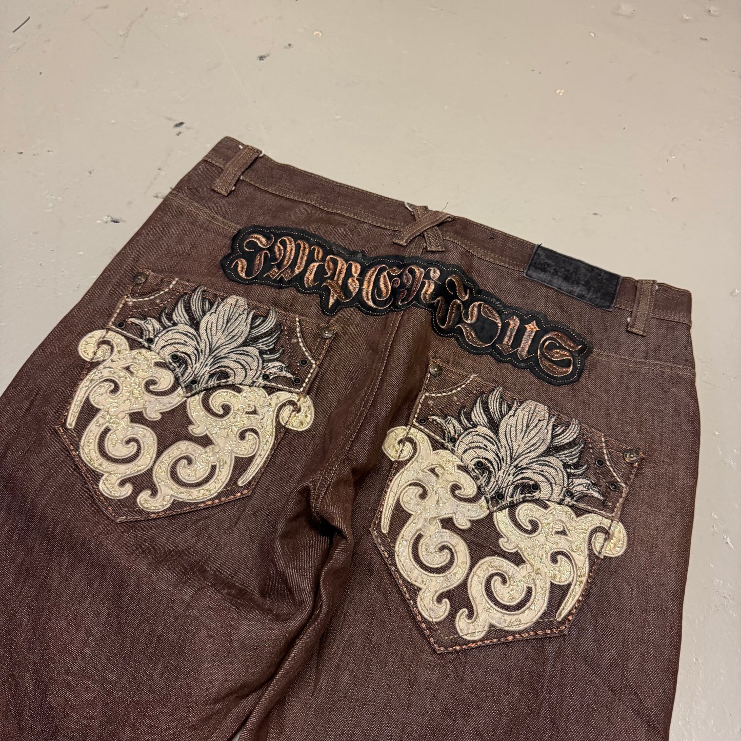 2000‘s Delf Hip Hop Baggy Jeans *rare 38x34