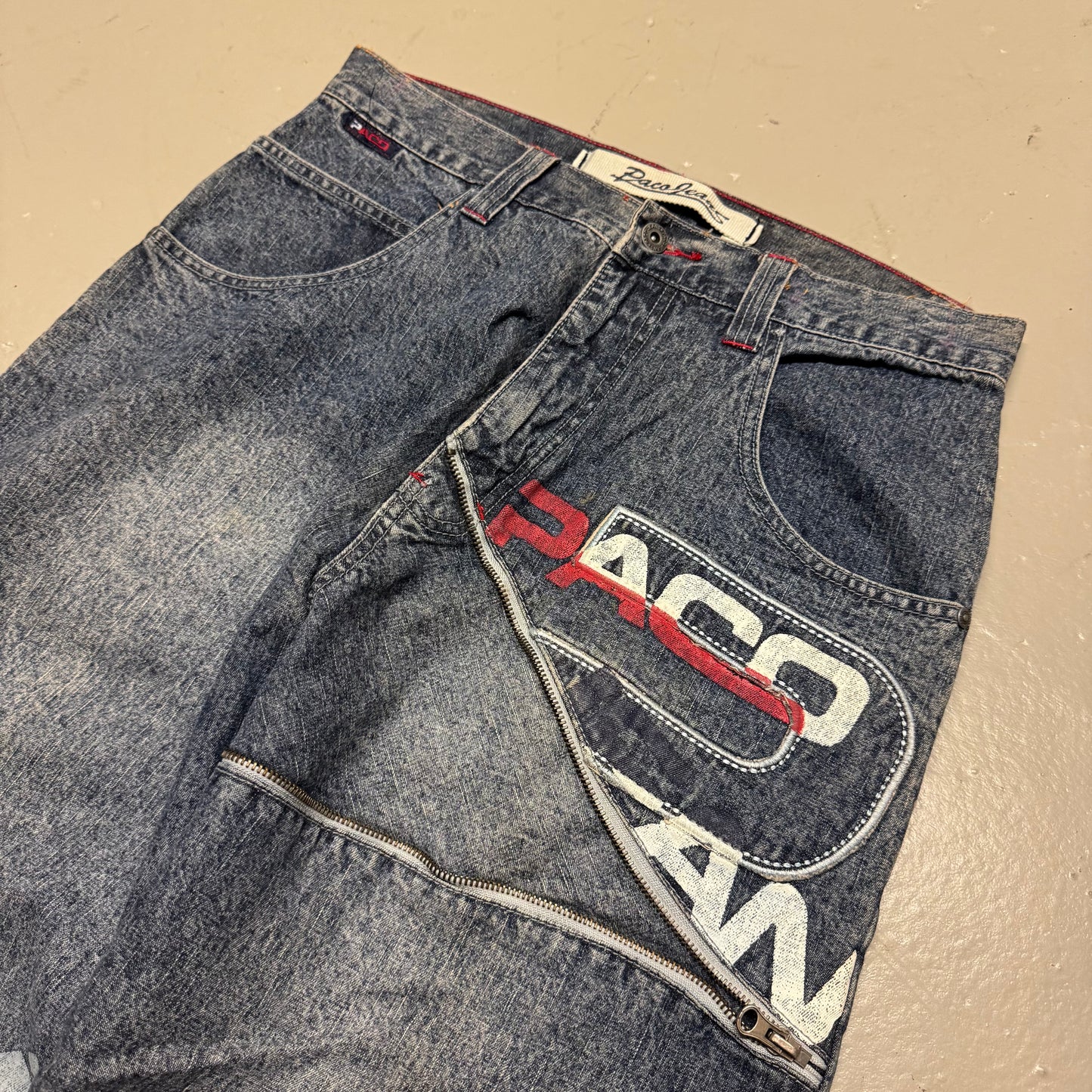 2000‘s Paco Hip Hop Baggy Jeans Vintage/Y2K *very rare 32x32