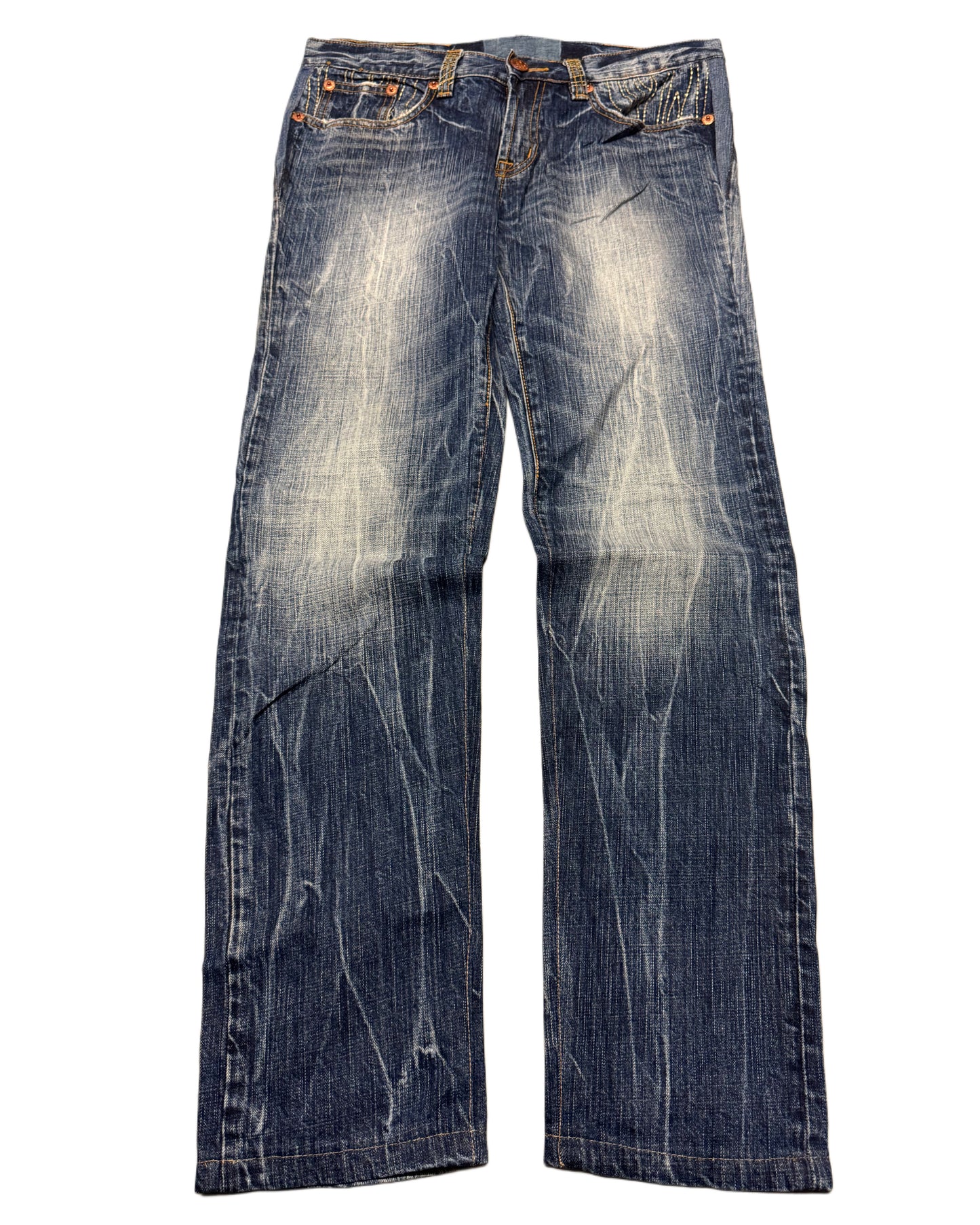 2000‘s Oniarai Japanese Straight/Slim Jeans *very rare 32x30