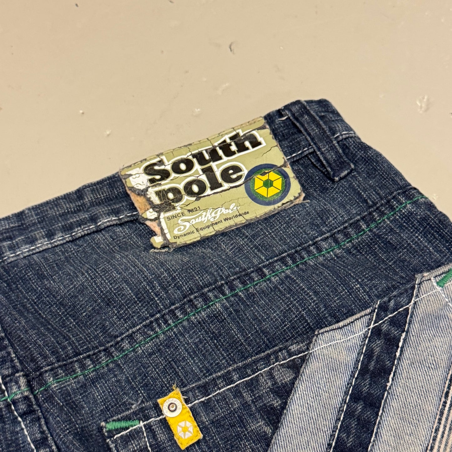 2000‘s Southpole Hip Hop Baggy Jeans *rare 34x34
