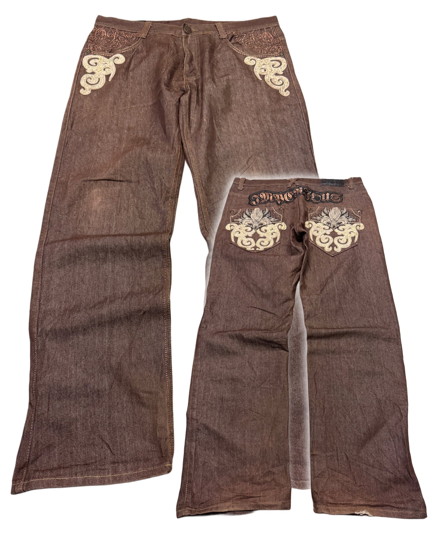 2000‘s Delf Hip Hop Baggy Jeans *rare 38x34