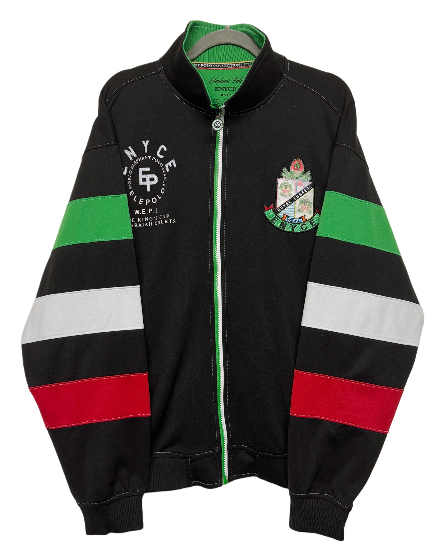 00's Enyce Hip Hop Zip Jacket Y2K/Vintage *rare (XL)