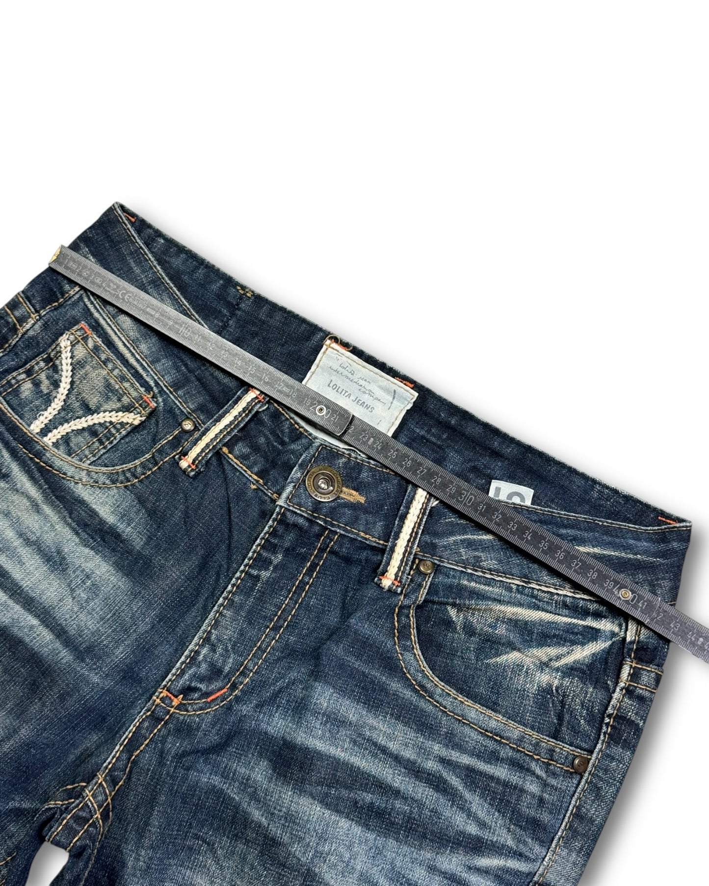 2000's Lolita Straight/Baggy Japanese Archive Jeans *extremely rare 31x30 (M)