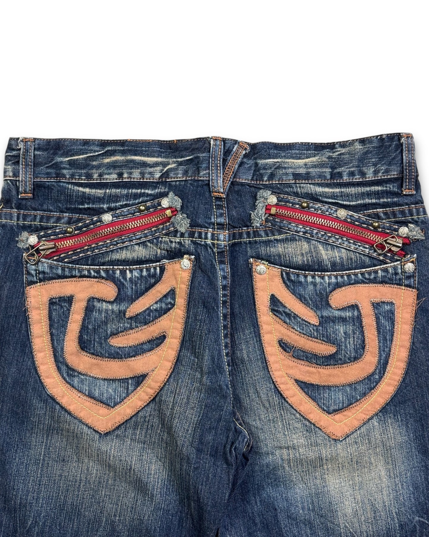 2000's J950 Straight/Baggy Japanese Archive Jeans *extremely rare 34x34 (L)