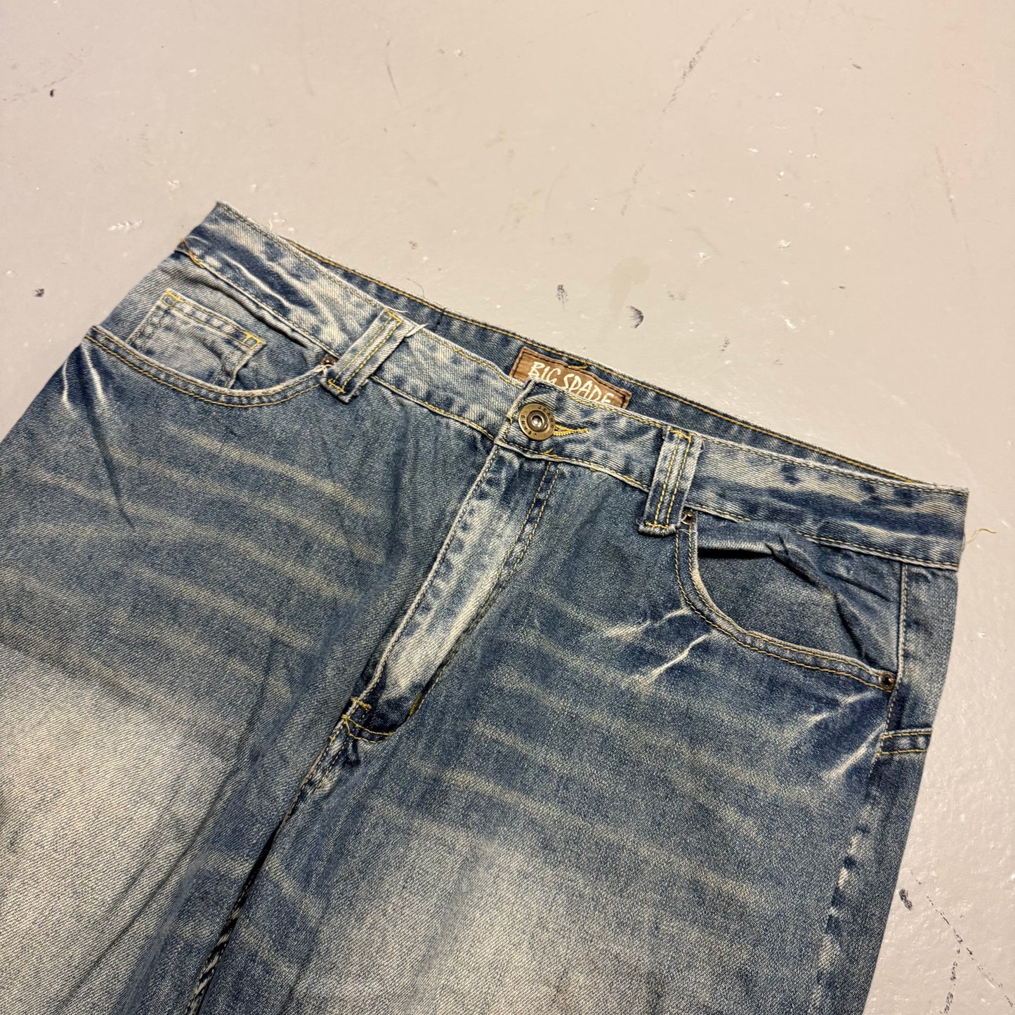 2000‘s Big Spade Japanese Archive Baggy Jeans *very rare 36x33