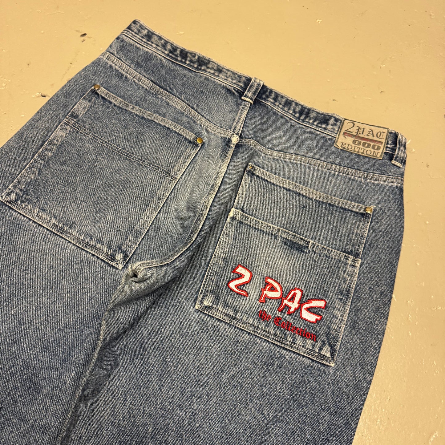 2000‘s 2Pac Collection Hip Hop Baggy Jeans Heavy Denim *sehr selten 40x34