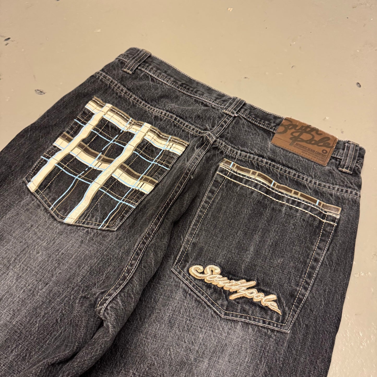 2000‘s Southpole Hip Hop Baggy Jeans *rare 34x34