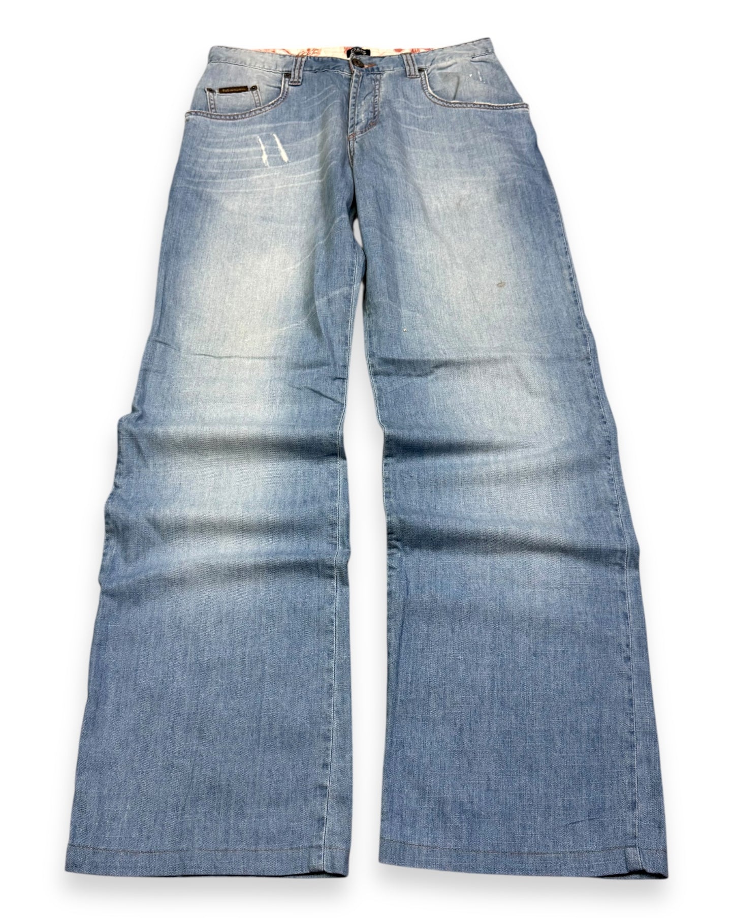2000’s Dolce & Gabbana Baggy Jeans *very rare 30x30