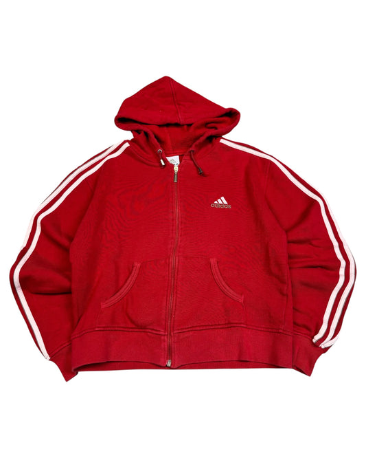 2000‘s Adidas Cropped Zip Hoodie Women‘s *rare (L)