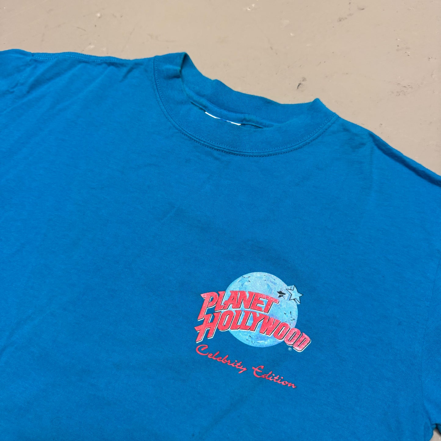 1993 Planet Hollywood Celebrity Edition Vintage Shirt made in U.S.A. *very rare (S)