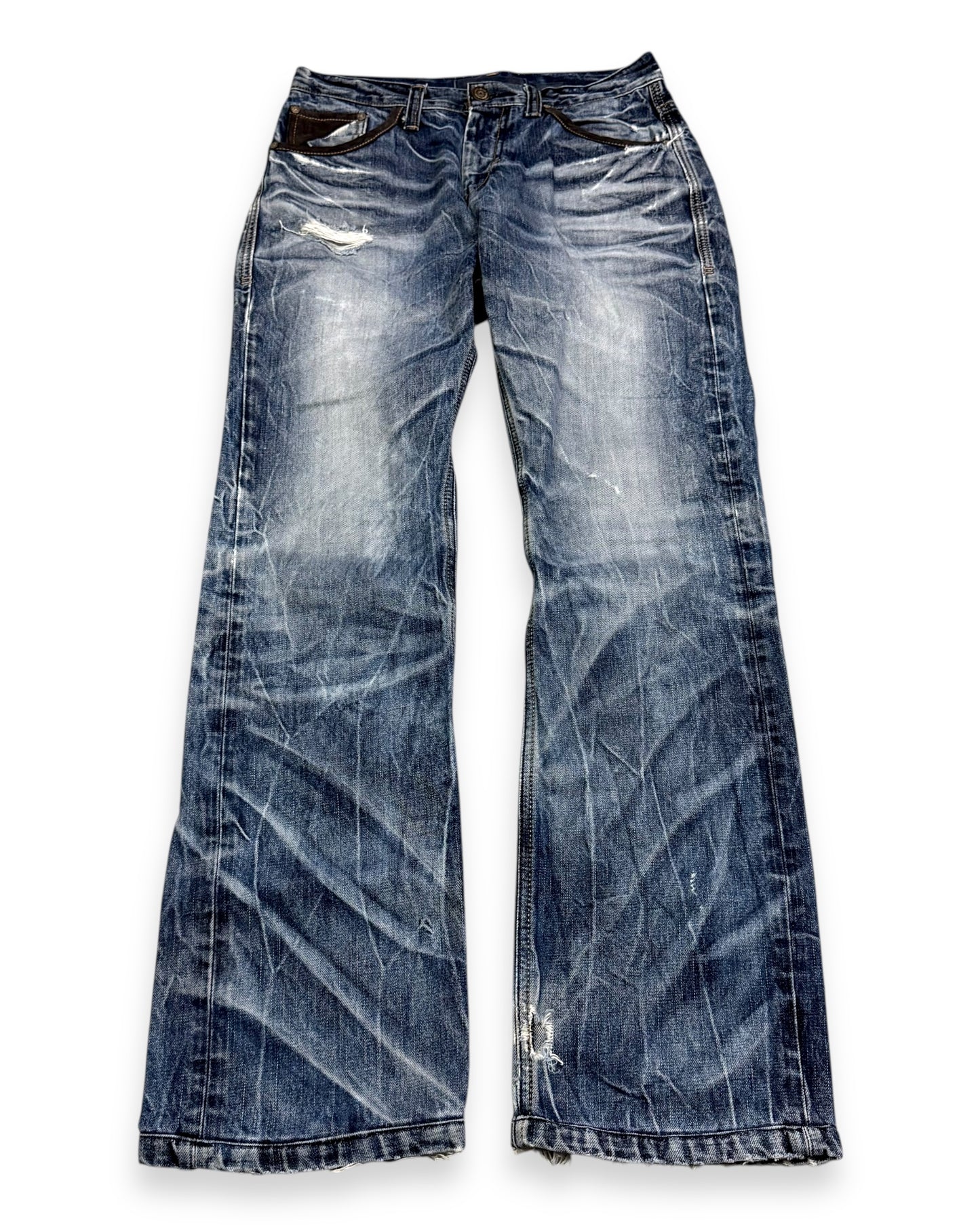 2000’s Evisu Japanese Straight/Baggy Fit Jeans *very rare 30x32