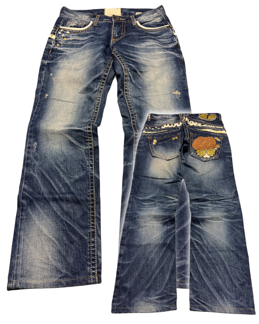 2000‘s Lolita Japanese Baggy/Straight Jeans Women‘s *very rare (S)