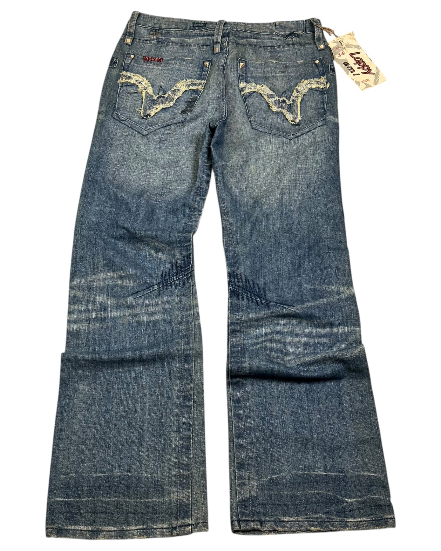 2000‘s Lappy Ami Deadstock Baggy Jeans *rare 34x34