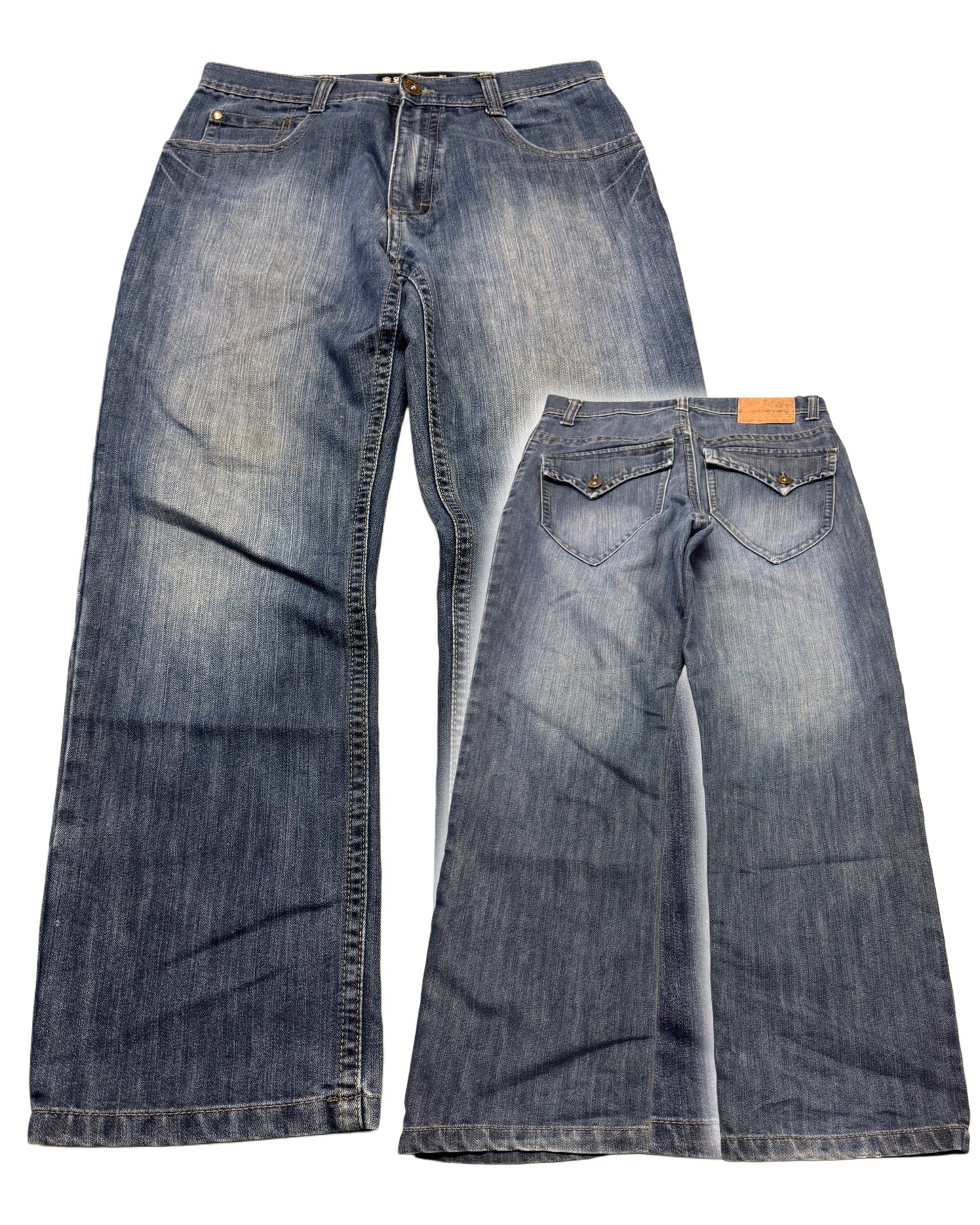 2000‘s Southpole Hip Hop Baggy Jeans *rare 34x30