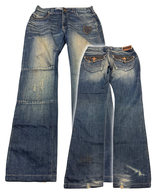 2000's Big Train Japanese Archive Straight Jeans *very rare 30x32