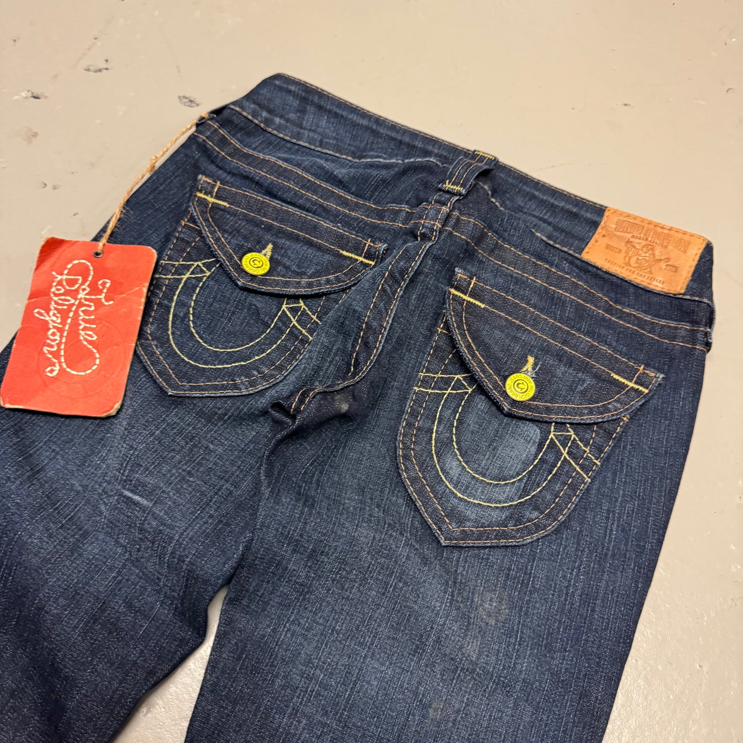2000‘s True Religion Deadstock Bootcut Low Waist Jeans Women‘s *rare (Size 26)