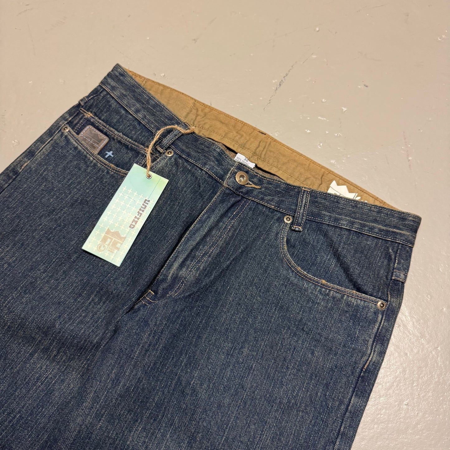 2000‘s NC Collective Deadstock Hip Hop Baggy Jeans *selten 32x32