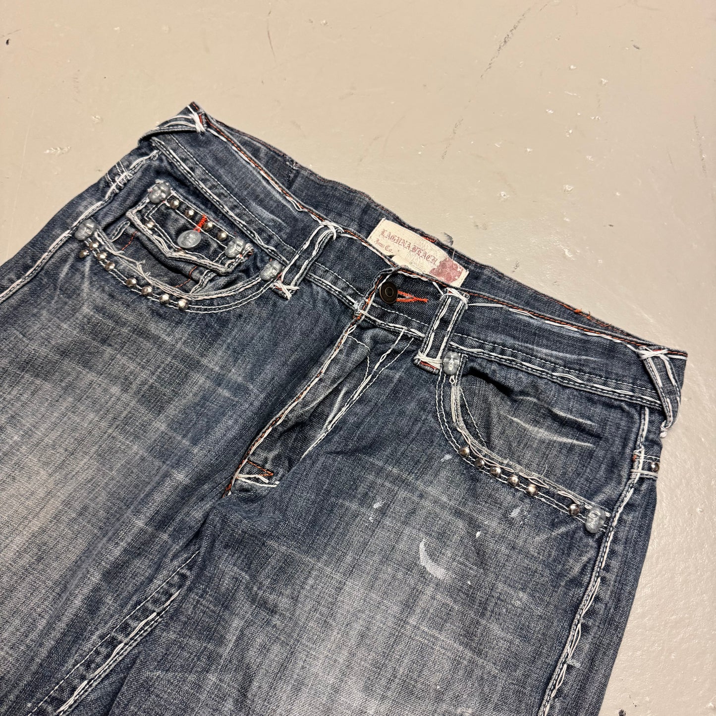 2000‘s Laguna Beach Baggy Jeans made in U.S.A *sehr selten 34x32