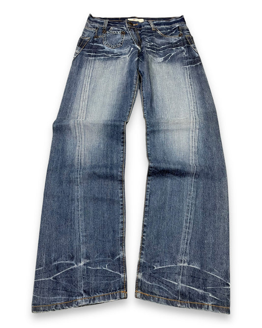 Japanese Style Baggy Jeans 31x34