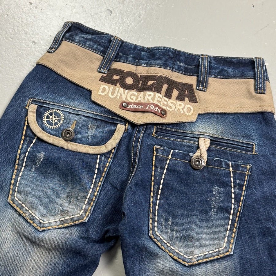 2000's Lolita Japanese Straight Jeans made in Korea Women's *very rare (XS)