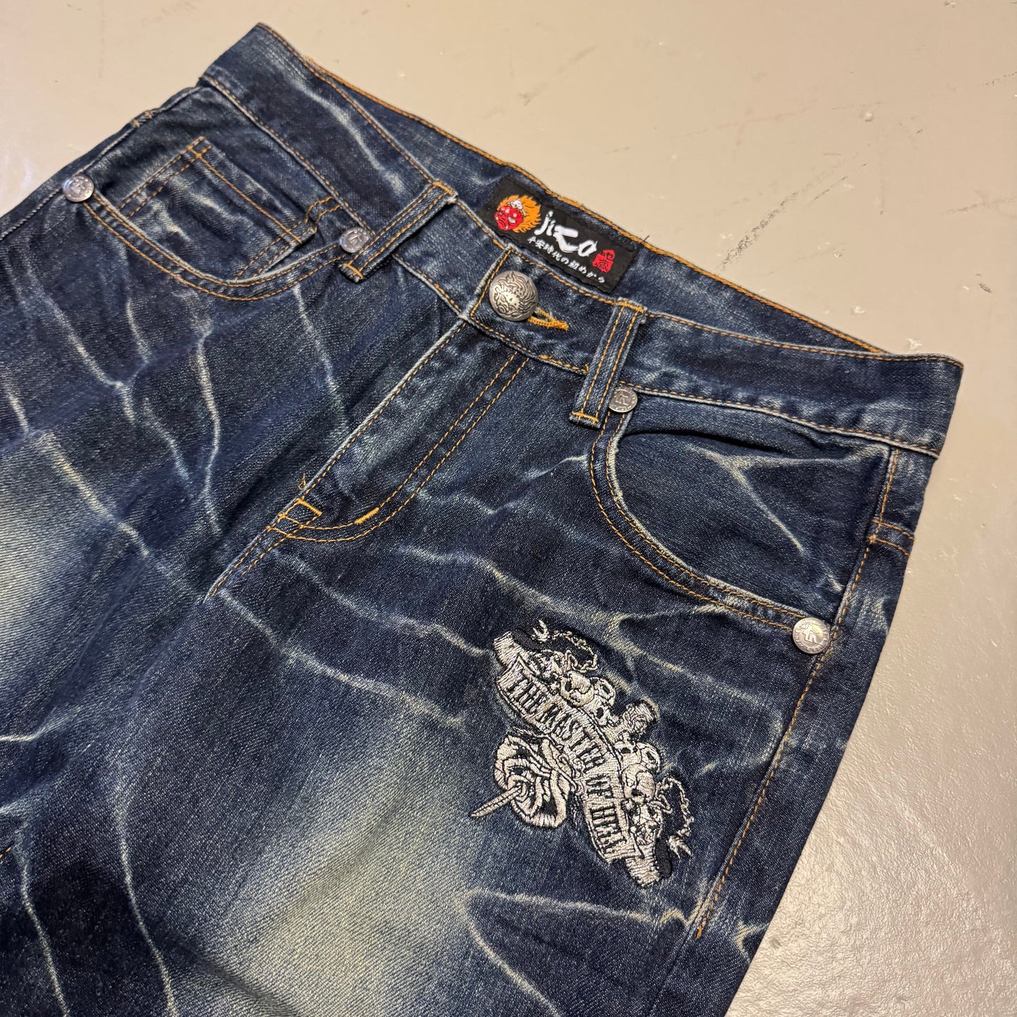 2000's Jizo Japanese Vintage/Y2K Jeans Regular *very rare 30x30