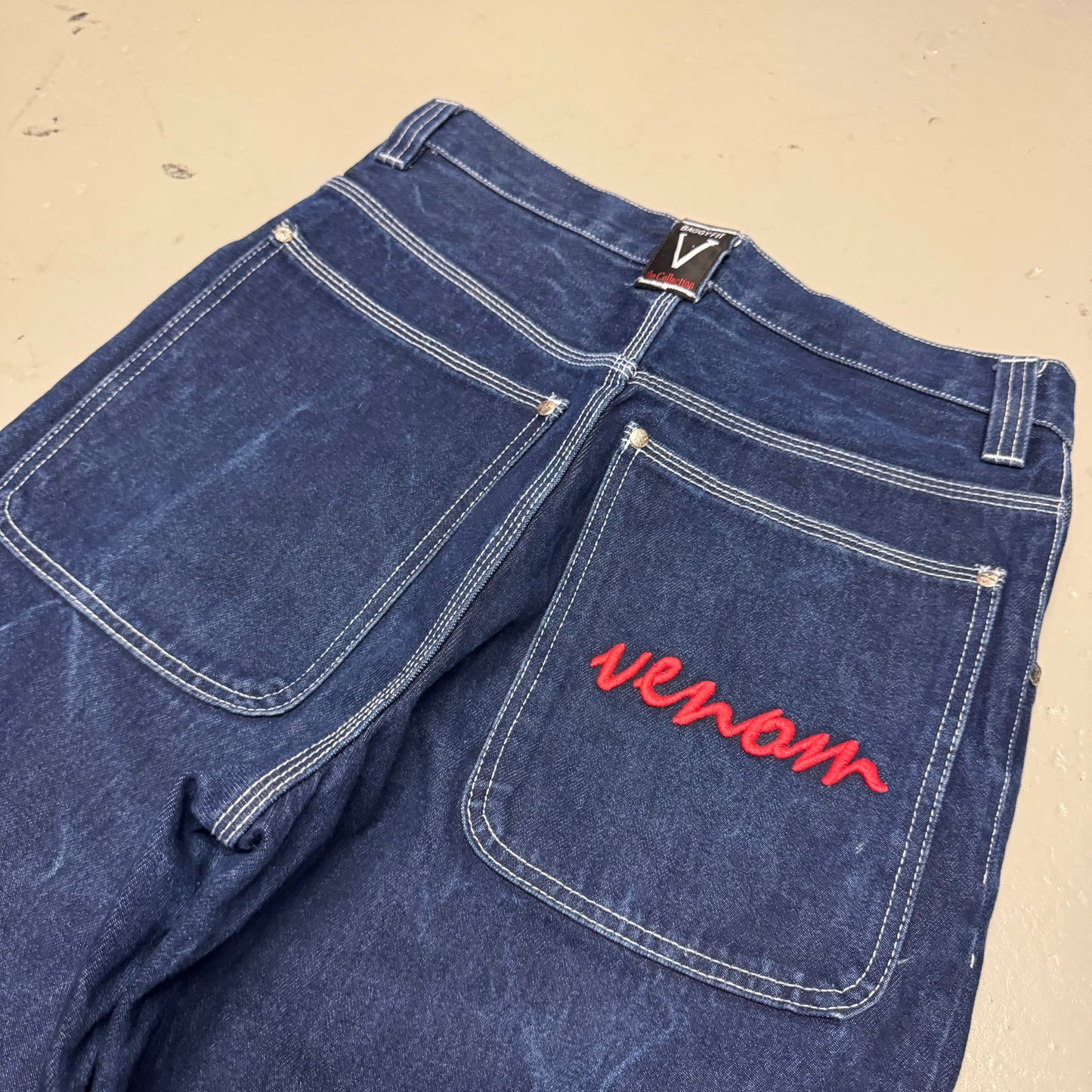 2000‘s Venom Hip Hop Baggy Jeans Heavy Denim *selten 30x34