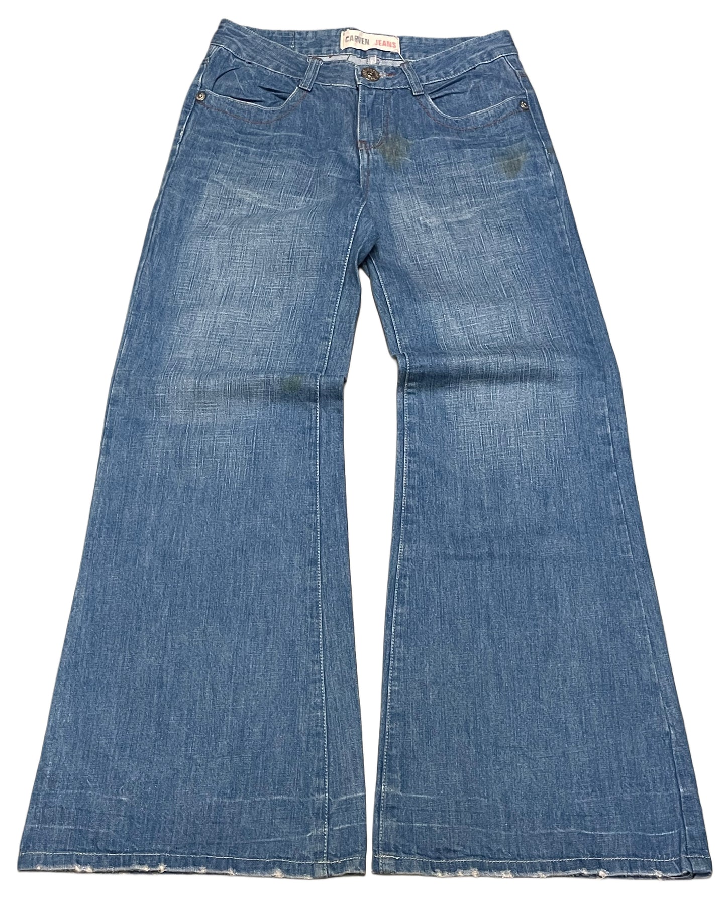 2000's Carven Bootcut Wide Leg Jeans Women's 29x31