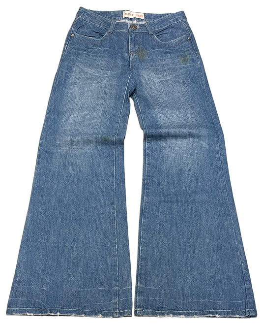 2000's Carven Bootcut Wide Leg Jeans Women's 29x31