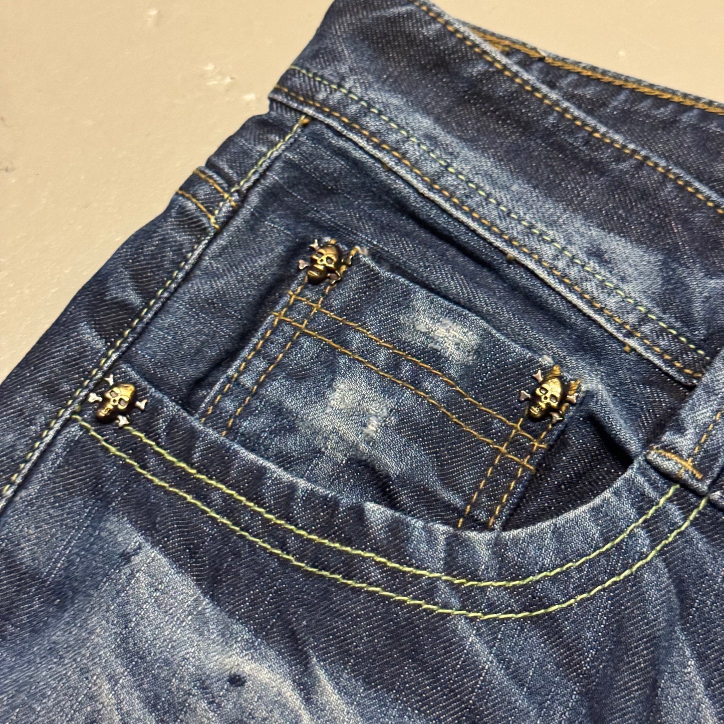 2000‘s Nippon J950 Japanese Archive Baggy Jeans *rare 34x34