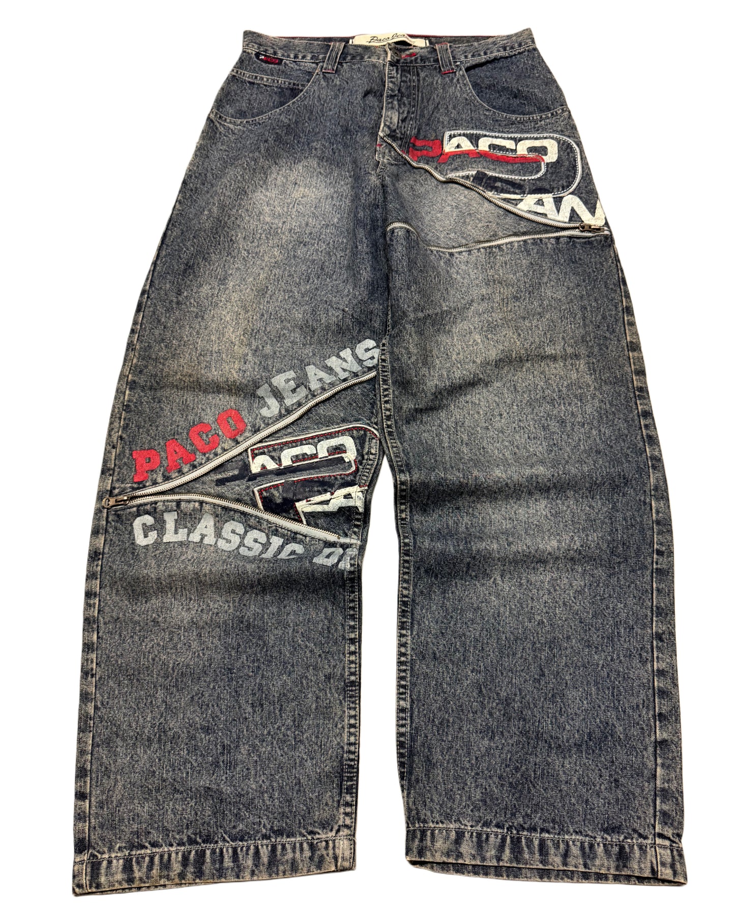 2000‘s Paco Hip Hop Baggy Jeans Vintage/Y2K *very rare 32x32