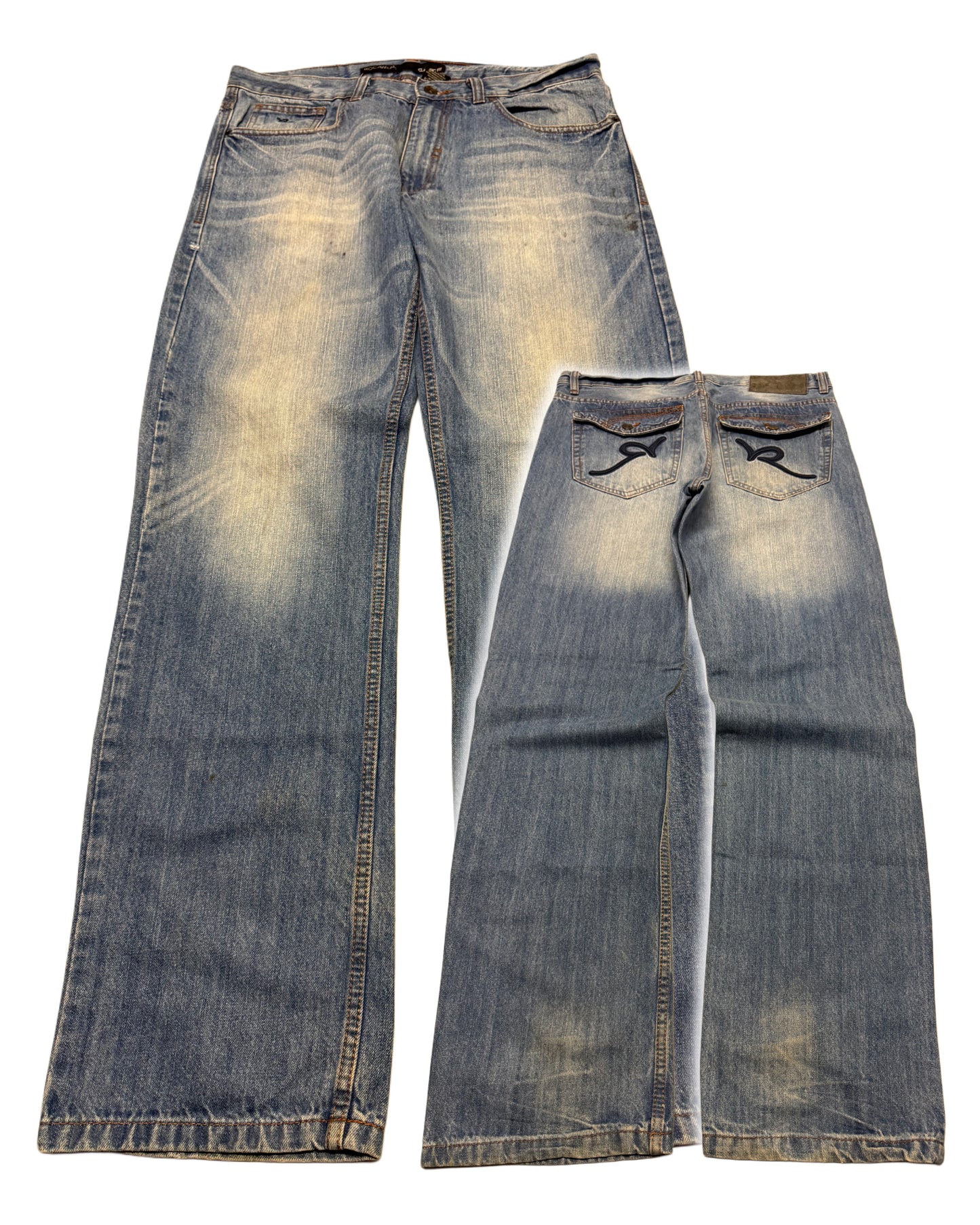 2000‘s Rocawear Hip Hop Baggy Jeans *rare 34x34
