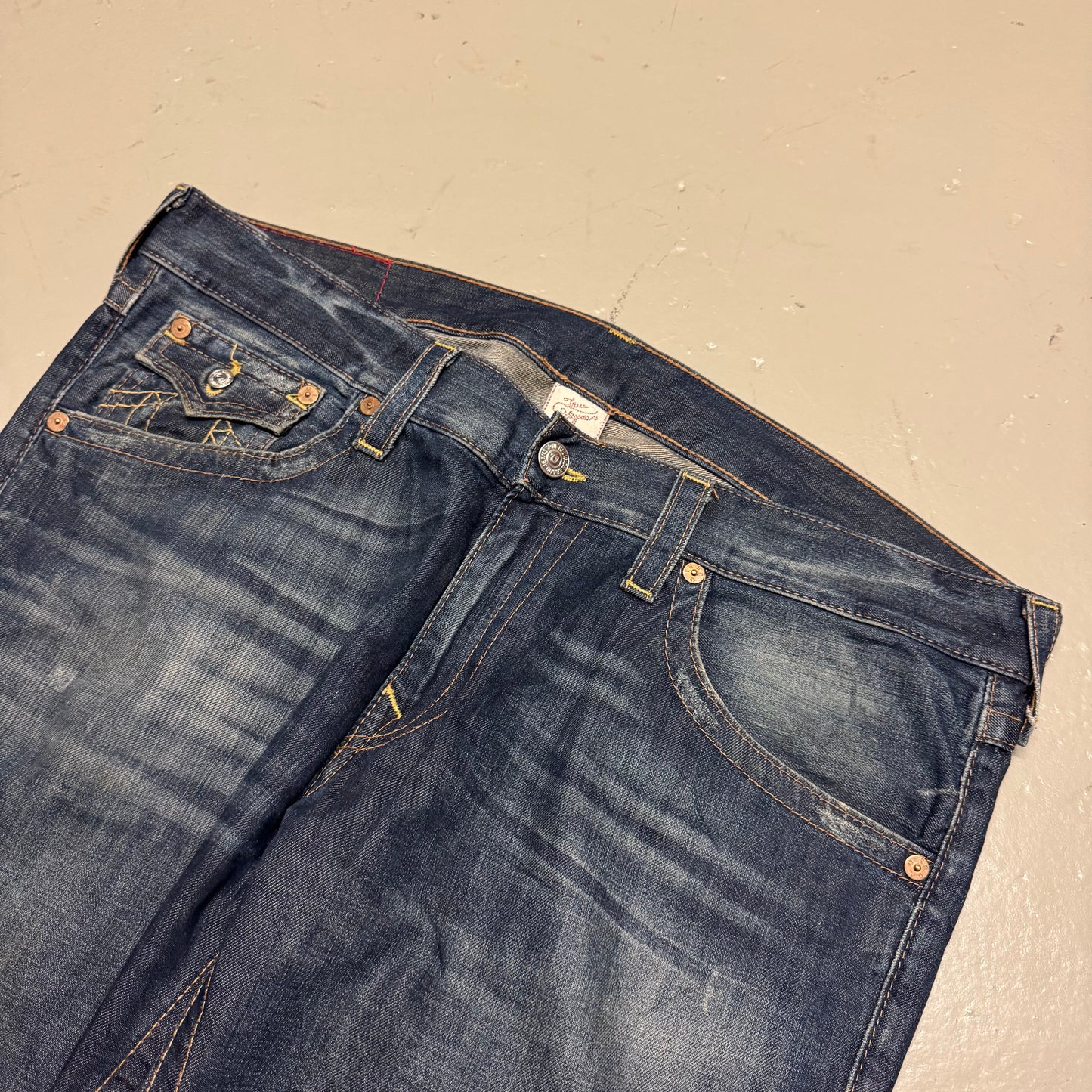 2000‘s True Religion Ricky Baggy Jeans 40x36