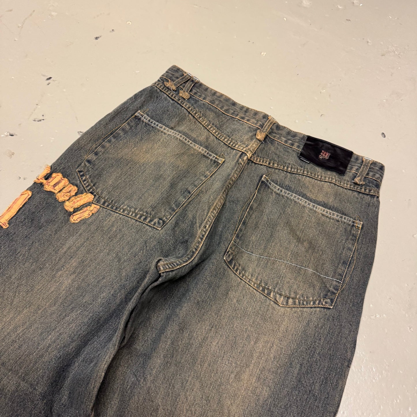 2000‘s Makaveli Hip Hop Baggy Jeans Vintage/Y2K *very rare 36x34