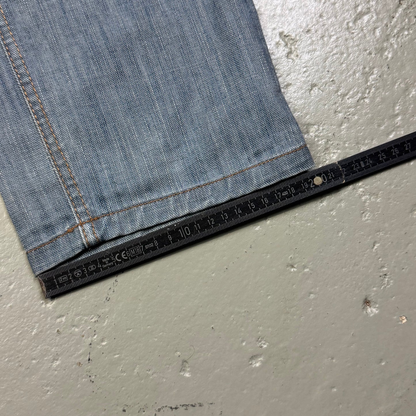 2000’s John Richmond Baggy/Straight Jeans *rare 32x32