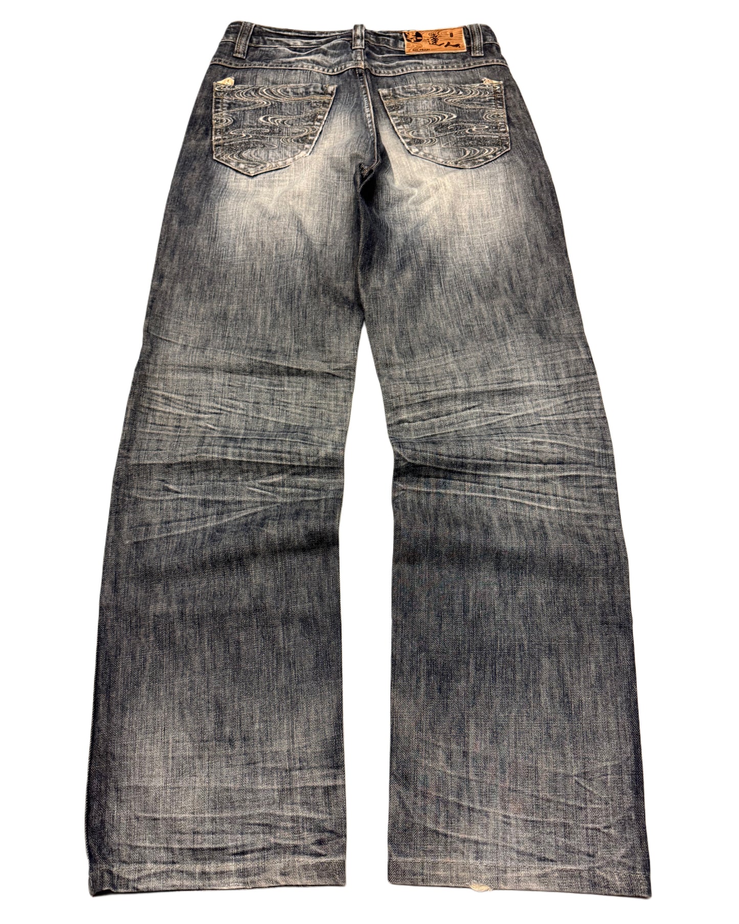 2000‘s Big Train Japanese Baggy/Straight Jeans Vintage/Y2K *very rare 29x32