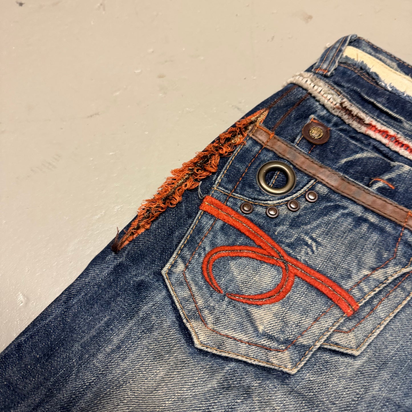 2000‘s Red Pepper 1of1 Japanese Flared/Low Waist Jeans Women‘s *extrem selten (M)