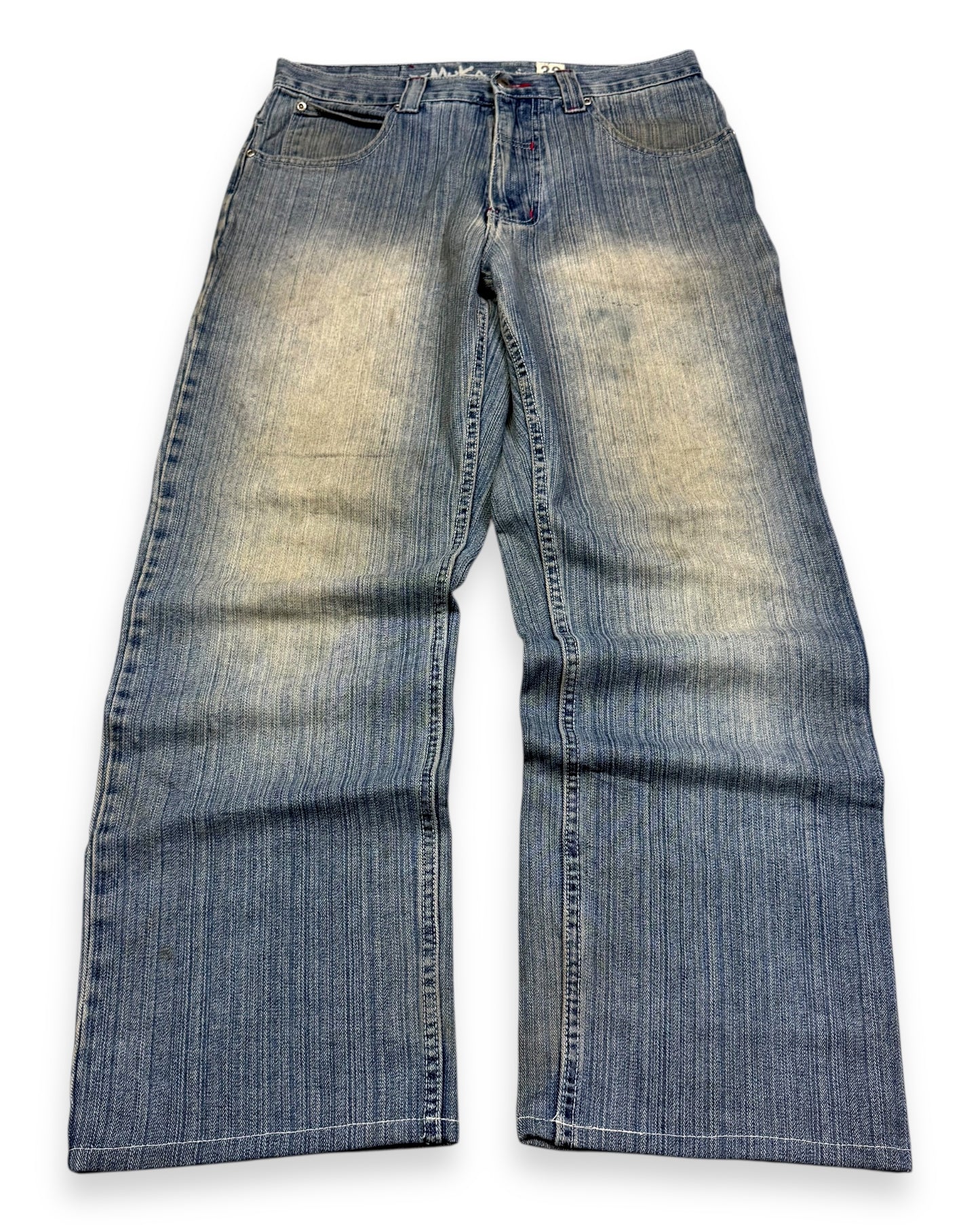 2000’s Muka Hip Hop Baggy Jeans *rare 32x32